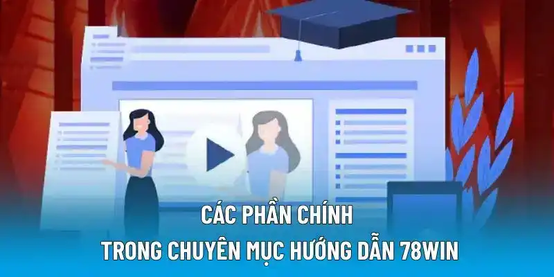 Các phần chính trong chuyên mục hướng dẫn 78WIN